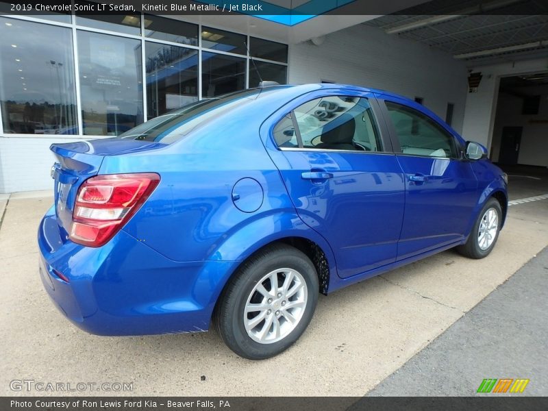 Kinetic Blue Metallic / Jet Black 2019 Chevrolet Sonic LT Sedan