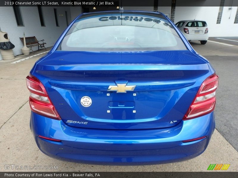Kinetic Blue Metallic / Jet Black 2019 Chevrolet Sonic LT Sedan