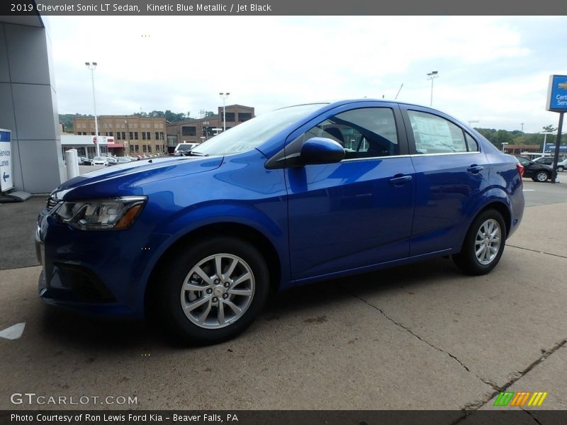 Kinetic Blue Metallic / Jet Black 2019 Chevrolet Sonic LT Sedan