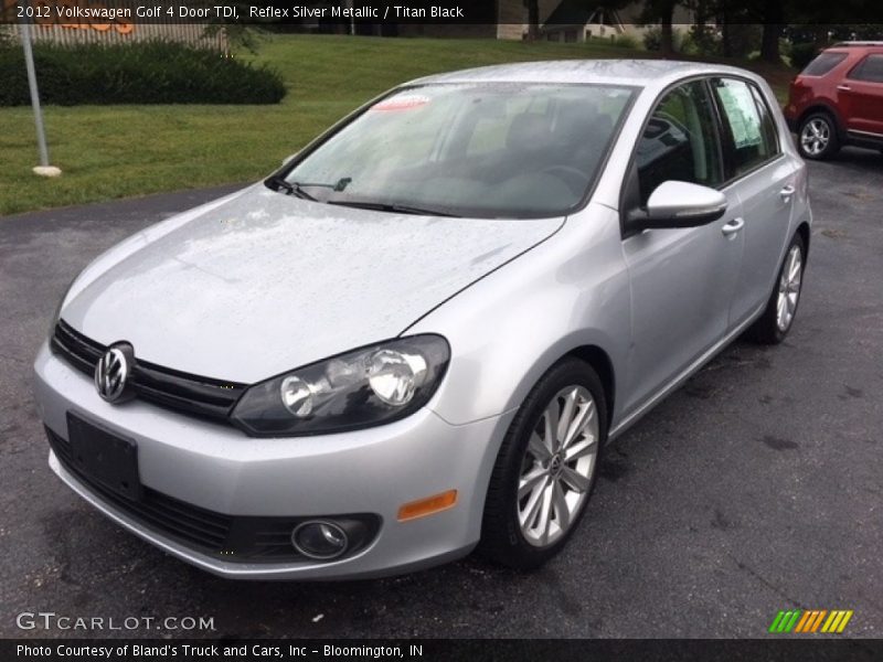 Reflex Silver Metallic / Titan Black 2012 Volkswagen Golf 4 Door TDI