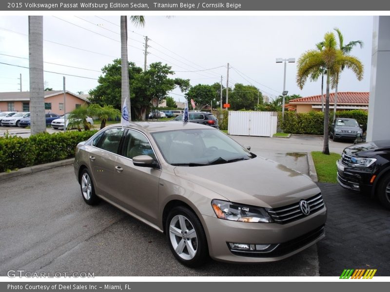 Titanium Beige / Cornsilk Beige 2015 Volkswagen Passat Wolfsburg Edition Sedan