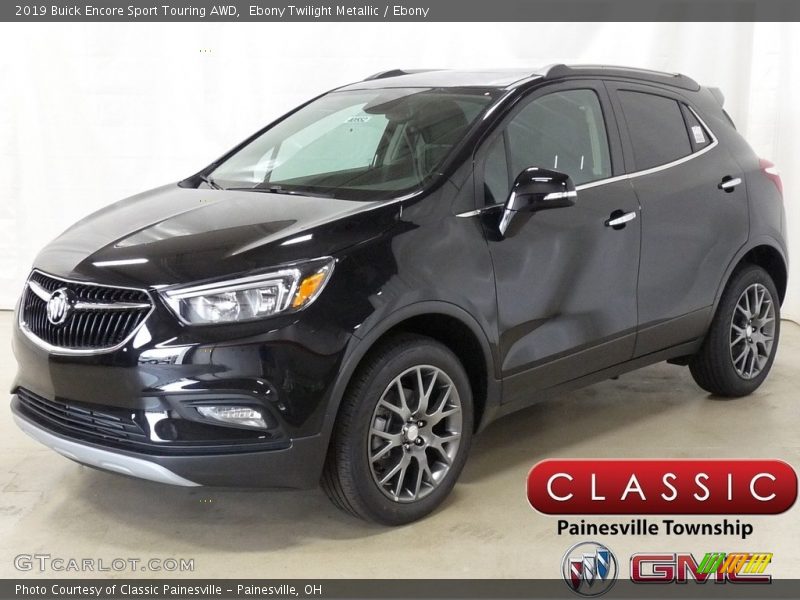 Ebony Twilight Metallic / Ebony 2019 Buick Encore Sport Touring AWD