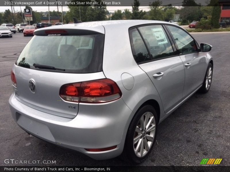 Reflex Silver Metallic / Titan Black 2012 Volkswagen Golf 4 Door TDI