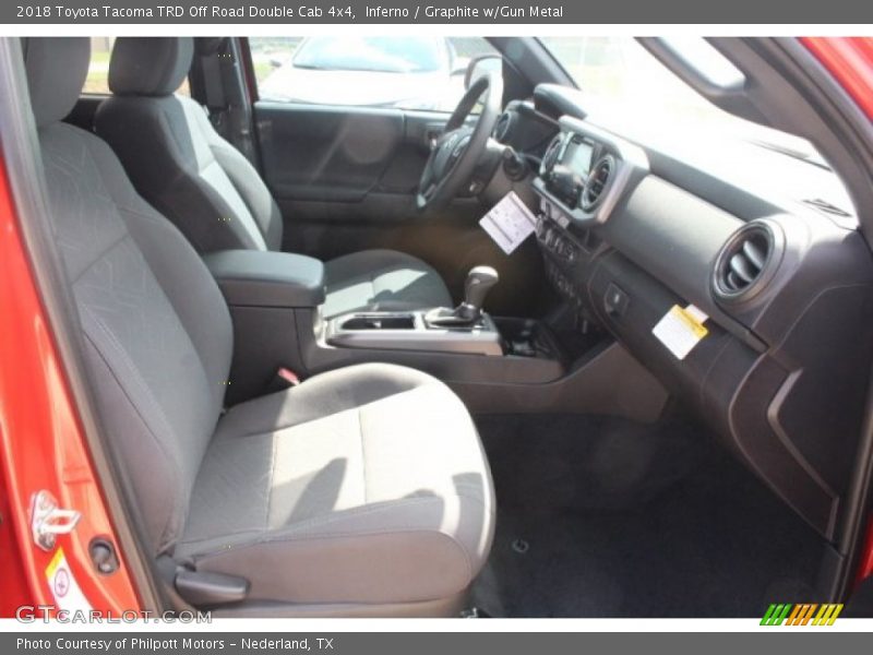 Inferno / Graphite w/Gun Metal 2018 Toyota Tacoma TRD Off Road Double Cab 4x4