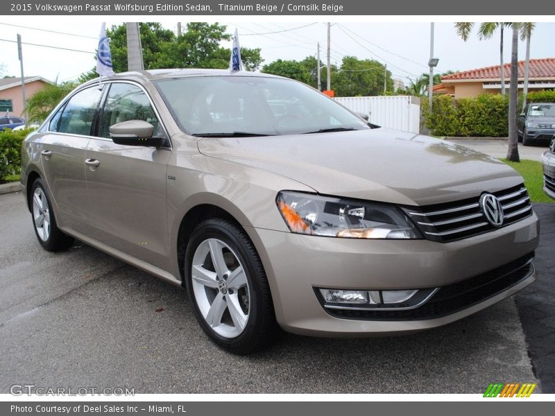 Titanium Beige / Cornsilk Beige 2015 Volkswagen Passat Wolfsburg Edition Sedan