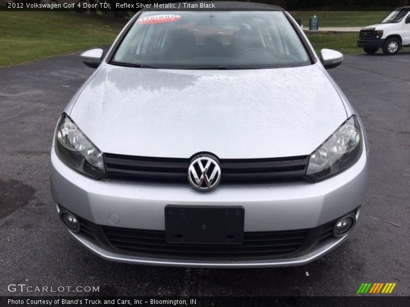 Reflex Silver Metallic / Titan Black 2012 Volkswagen Golf 4 Door TDI