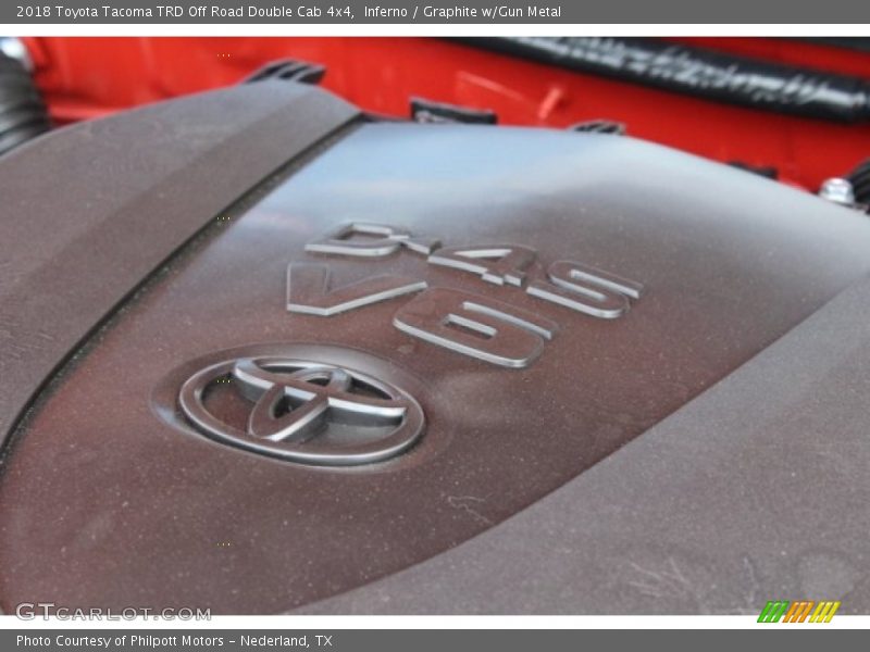 Inferno / Graphite w/Gun Metal 2018 Toyota Tacoma TRD Off Road Double Cab 4x4