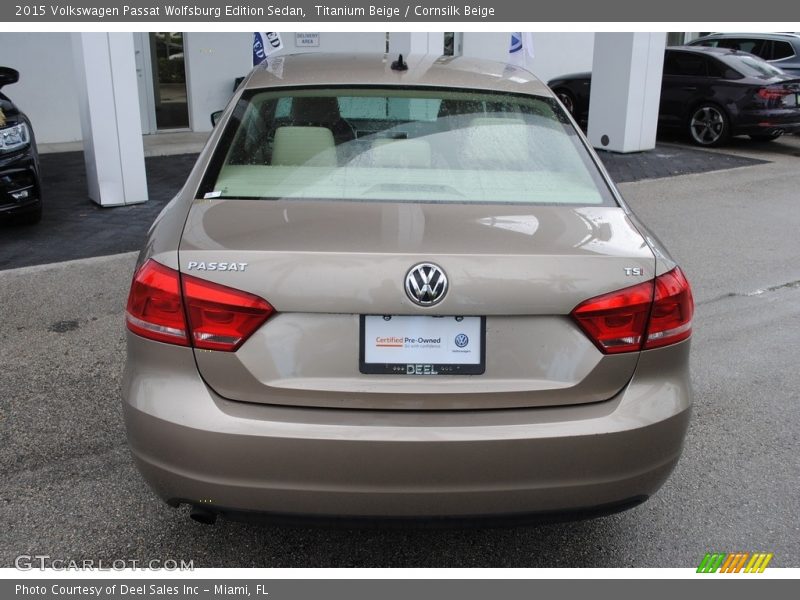 Titanium Beige / Cornsilk Beige 2015 Volkswagen Passat Wolfsburg Edition Sedan