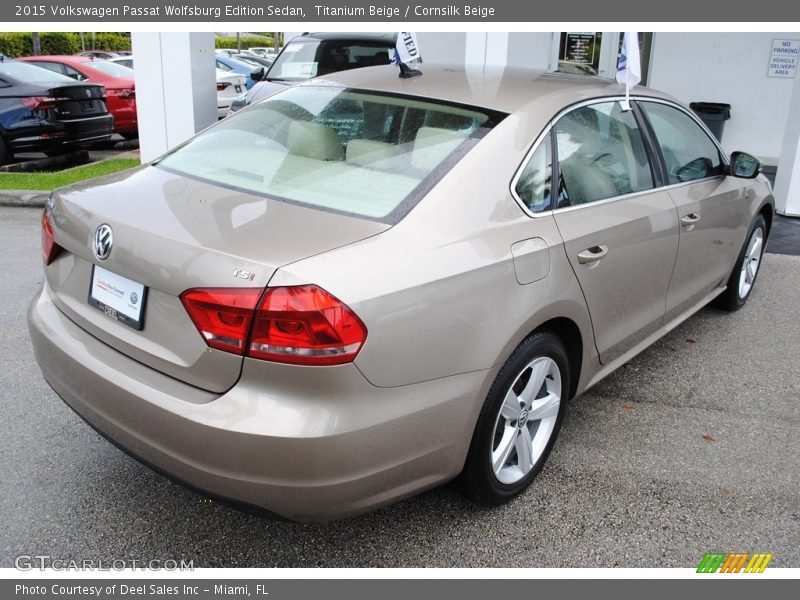 Titanium Beige / Cornsilk Beige 2015 Volkswagen Passat Wolfsburg Edition Sedan