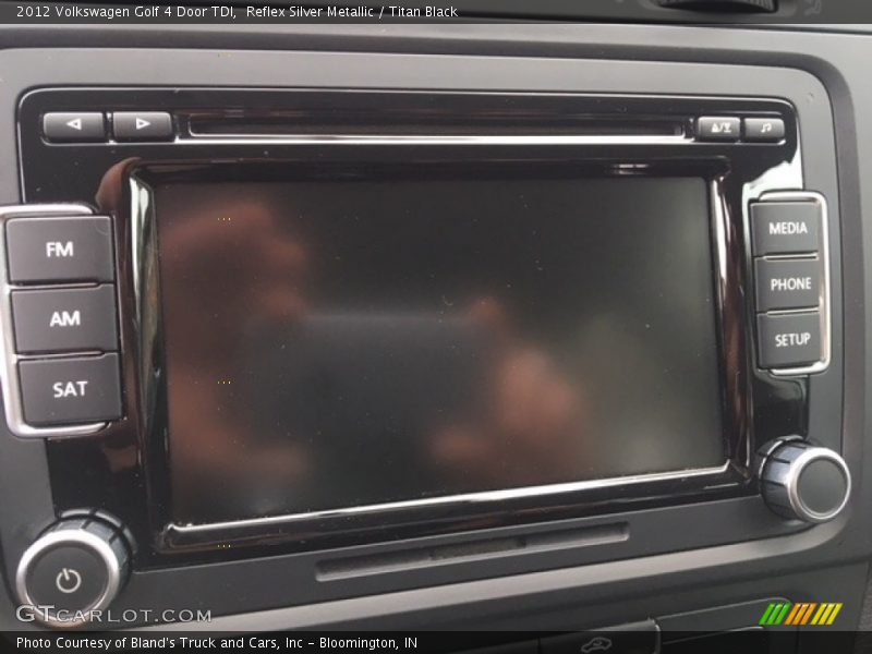 Reflex Silver Metallic / Titan Black 2012 Volkswagen Golf 4 Door TDI