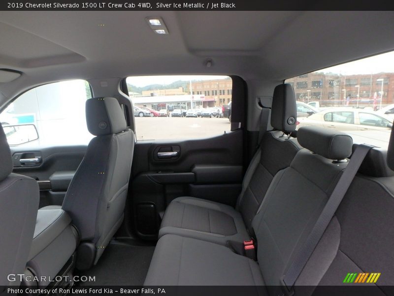 Silver Ice Metallic / Jet Black 2019 Chevrolet Silverado 1500 LT Crew Cab 4WD