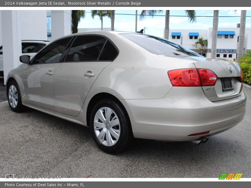 Moonrock Silver Metallic / Cornsilk Beige 2014 Volkswagen Jetta SE Sedan