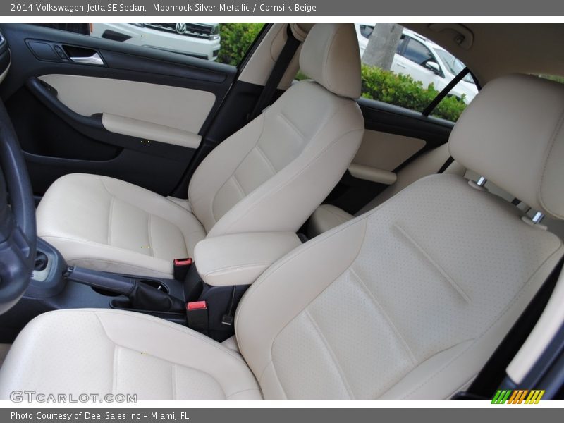 Moonrock Silver Metallic / Cornsilk Beige 2014 Volkswagen Jetta SE Sedan
