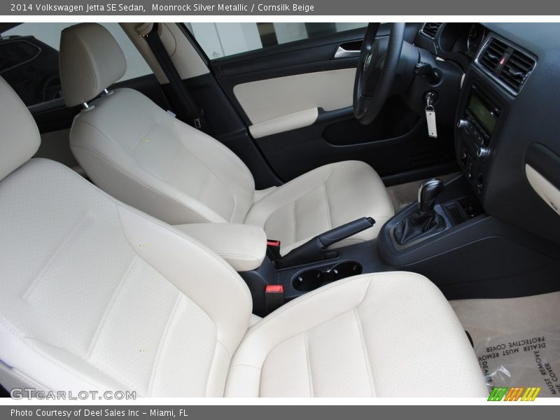 Moonrock Silver Metallic / Cornsilk Beige 2014 Volkswagen Jetta SE Sedan