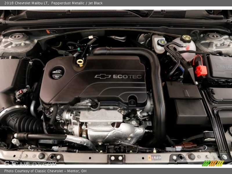 Pepperdust Metallic / Jet Black 2018 Chevrolet Malibu LT