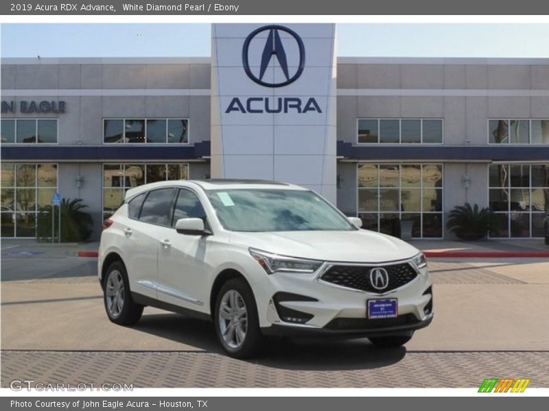 White Diamond Pearl / Ebony 2019 Acura RDX Advance