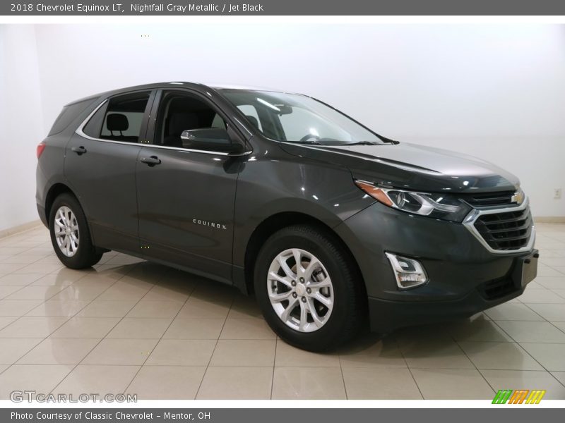 Nightfall Gray Metallic / Jet Black 2018 Chevrolet Equinox LT