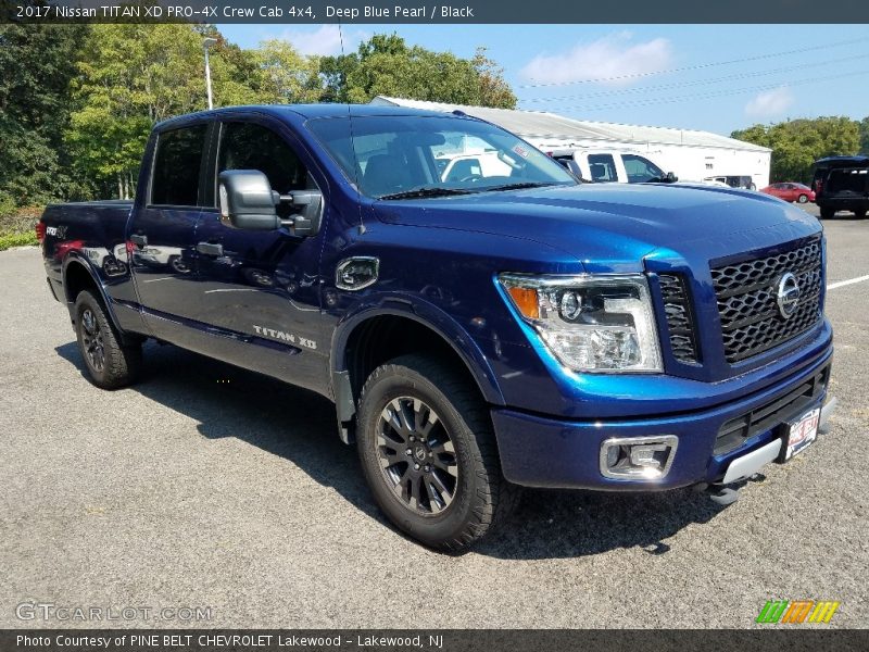 Deep Blue Pearl / Black 2017 Nissan TITAN XD PRO-4X Crew Cab 4x4