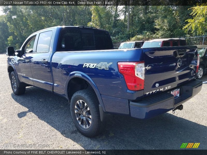 Deep Blue Pearl / Black 2017 Nissan TITAN XD PRO-4X Crew Cab 4x4