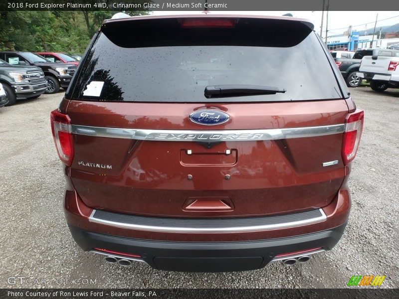 Cinnamon Glaze / Medium Soft Ceramic 2018 Ford Explorer Platinum 4WD