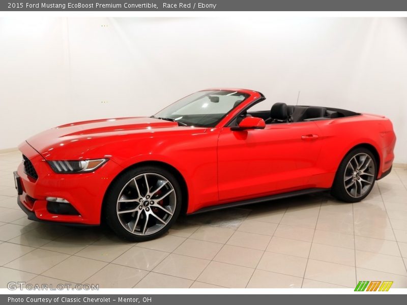 Race Red / Ebony 2015 Ford Mustang EcoBoost Premium Convertible