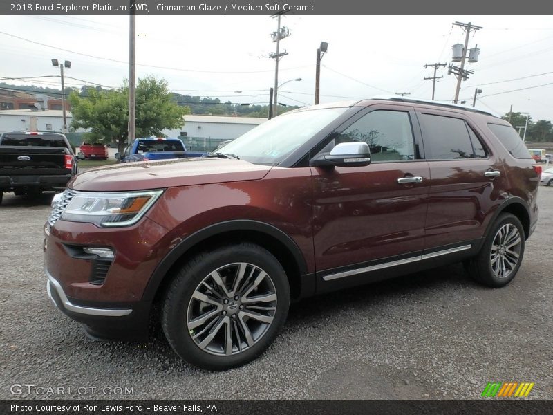 Cinnamon Glaze / Medium Soft Ceramic 2018 Ford Explorer Platinum 4WD