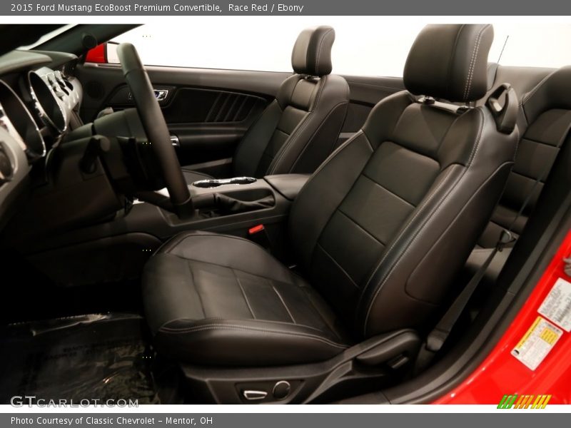 Race Red / Ebony 2015 Ford Mustang EcoBoost Premium Convertible