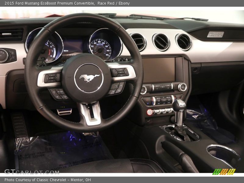 Race Red / Ebony 2015 Ford Mustang EcoBoost Premium Convertible