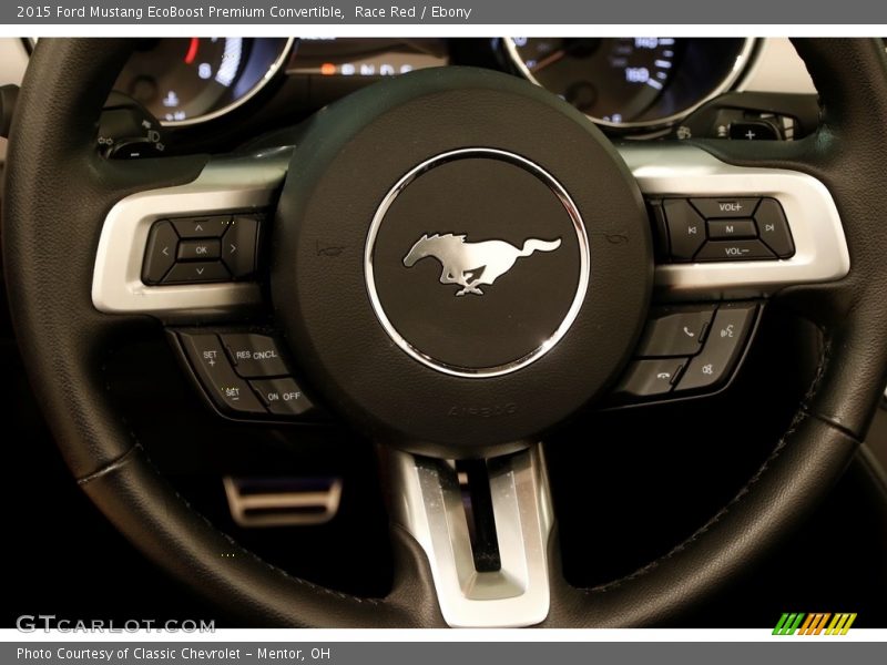 Race Red / Ebony 2015 Ford Mustang EcoBoost Premium Convertible