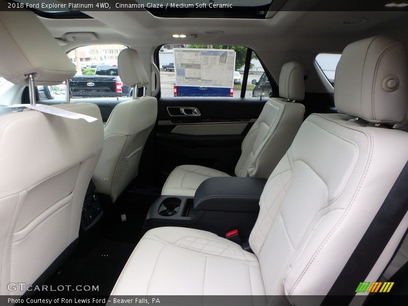 Rear Seat of 2018 Explorer Platinum 4WD