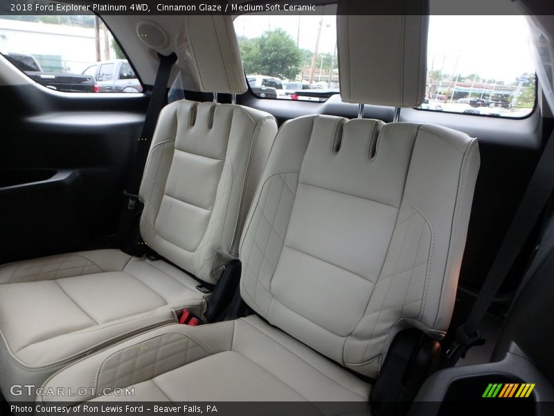 Rear Seat of 2018 Explorer Platinum 4WD