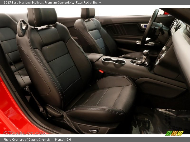 Race Red / Ebony 2015 Ford Mustang EcoBoost Premium Convertible