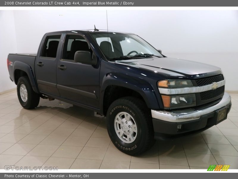 Imperial Blue Metallic / Ebony 2008 Chevrolet Colorado LT Crew Cab 4x4