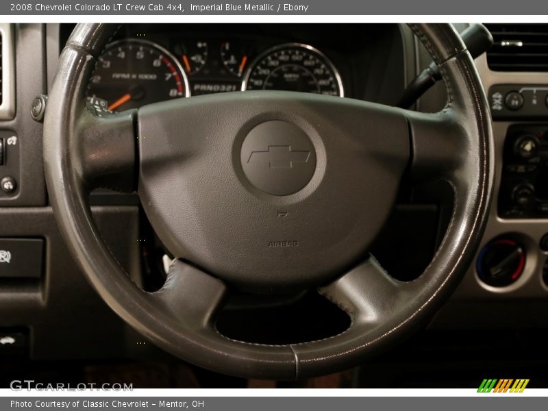 Imperial Blue Metallic / Ebony 2008 Chevrolet Colorado LT Crew Cab 4x4