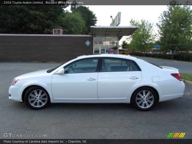Blizzard White Pearl / Ivory 2009 Toyota Avalon Limited