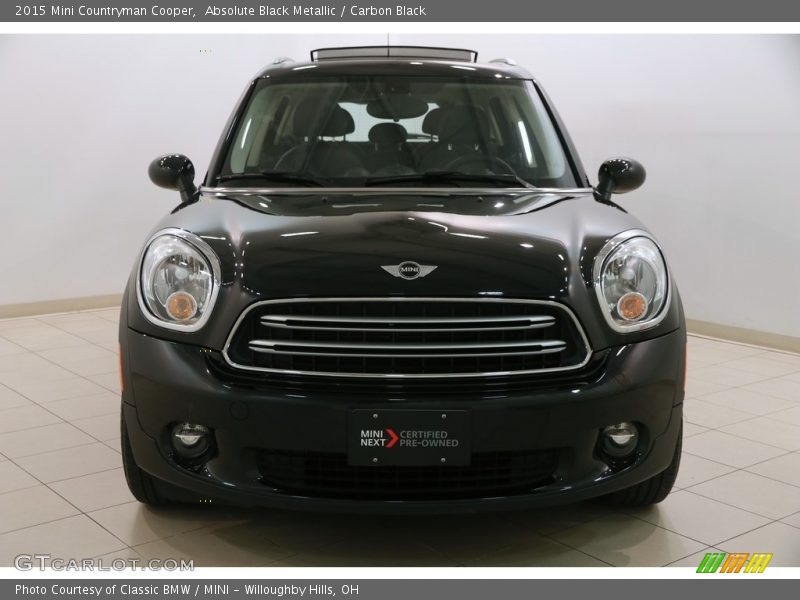 Absolute Black Metallic / Carbon Black 2015 Mini Countryman Cooper