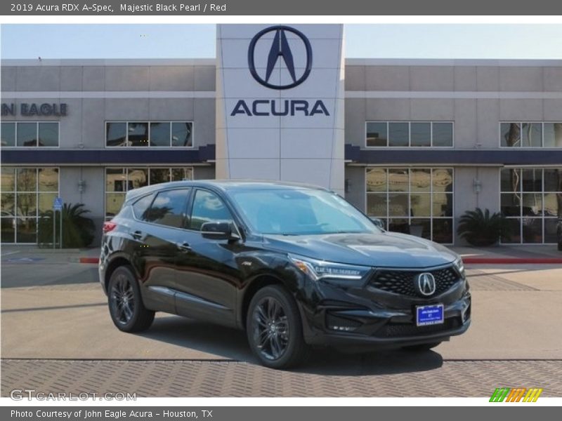 Majestic Black Pearl / Red 2019 Acura RDX A-Spec