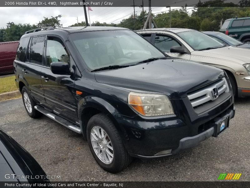 Nighthawk Black Pearl / Gray 2006 Honda Pilot EX-L 4WD