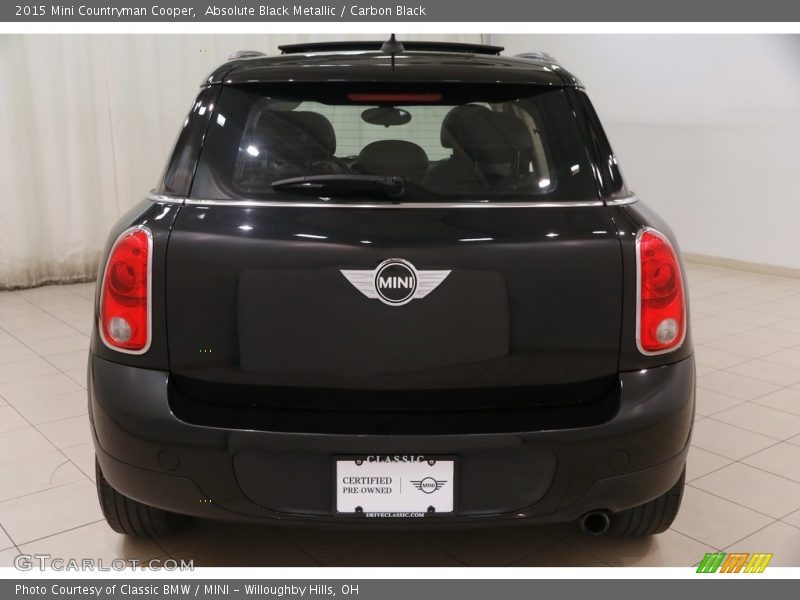 Absolute Black Metallic / Carbon Black 2015 Mini Countryman Cooper