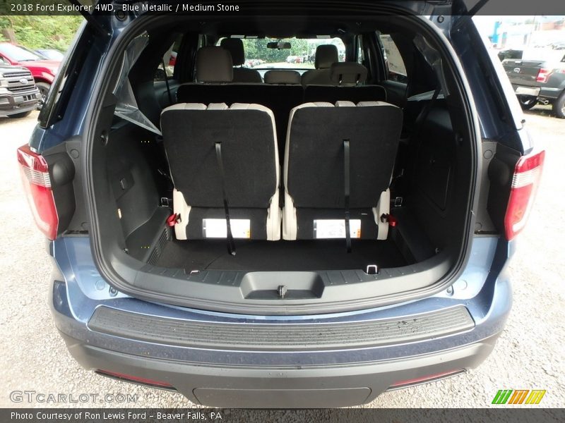 Blue Metallic / Medium Stone 2018 Ford Explorer 4WD