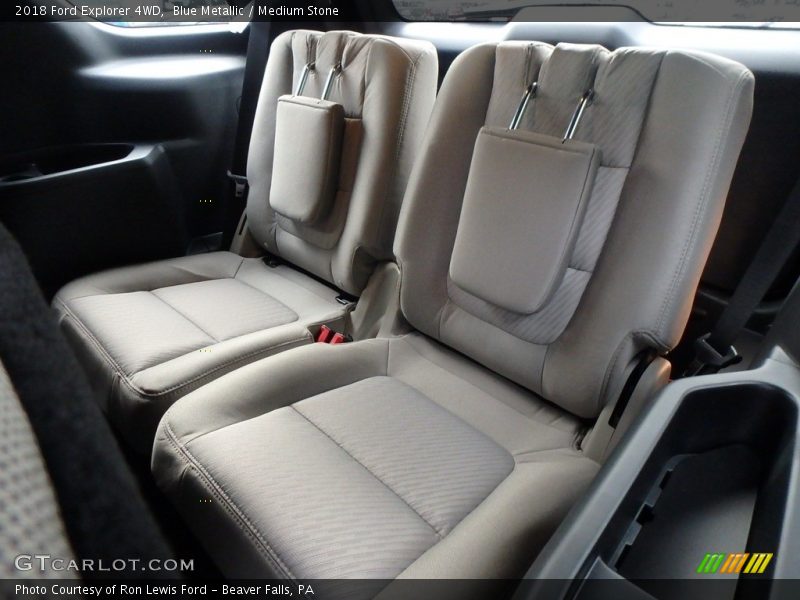 Blue Metallic / Medium Stone 2018 Ford Explorer 4WD