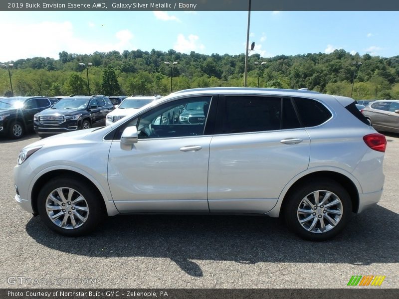 Galaxy Silver Metallic / Ebony 2019 Buick Envision Essence AWD