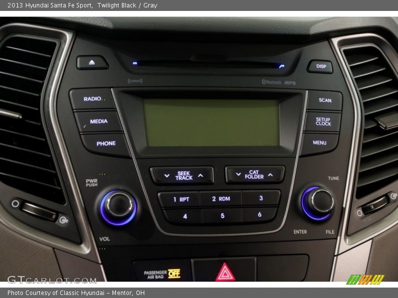 Twilight Black / Gray 2013 Hyundai Santa Fe Sport