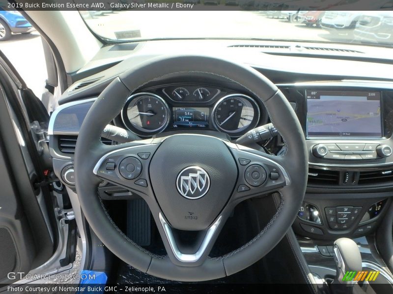 Galaxy Silver Metallic / Ebony 2019 Buick Envision Essence AWD