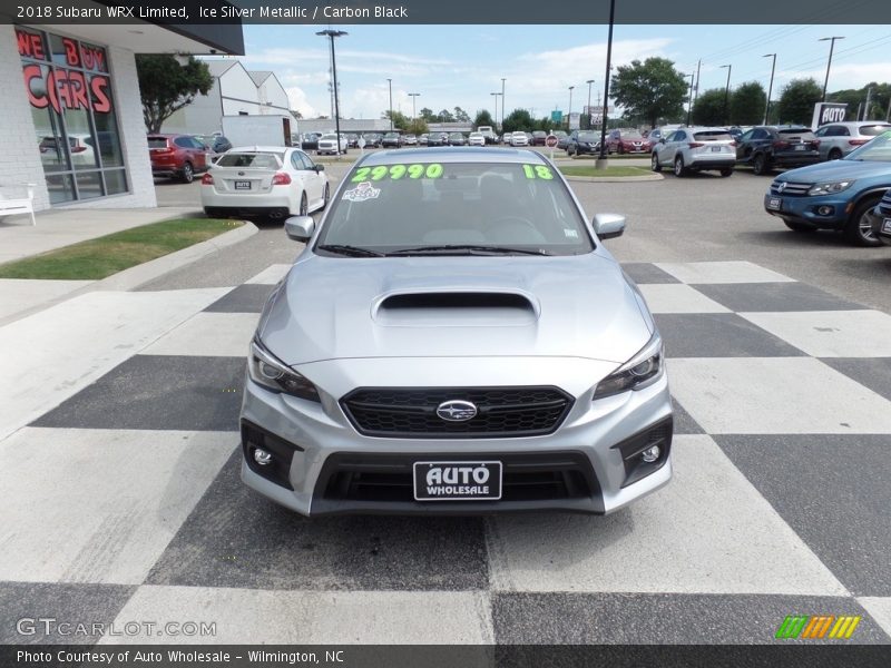 Ice Silver Metallic / Carbon Black 2018 Subaru WRX Limited