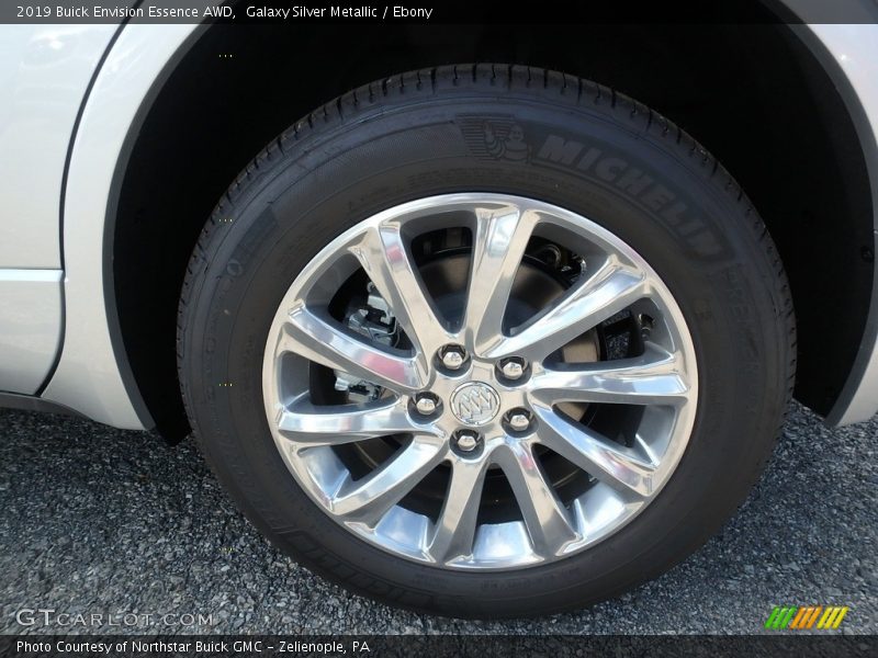 Galaxy Silver Metallic / Ebony 2019 Buick Envision Essence AWD