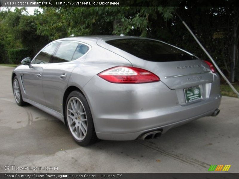 Platinum Silver Metallic / Luxor Beige 2010 Porsche Panamera 4S