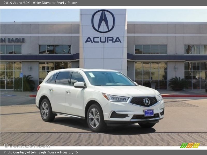 White Diamond Pearl / Ebony 2019 Acura MDX