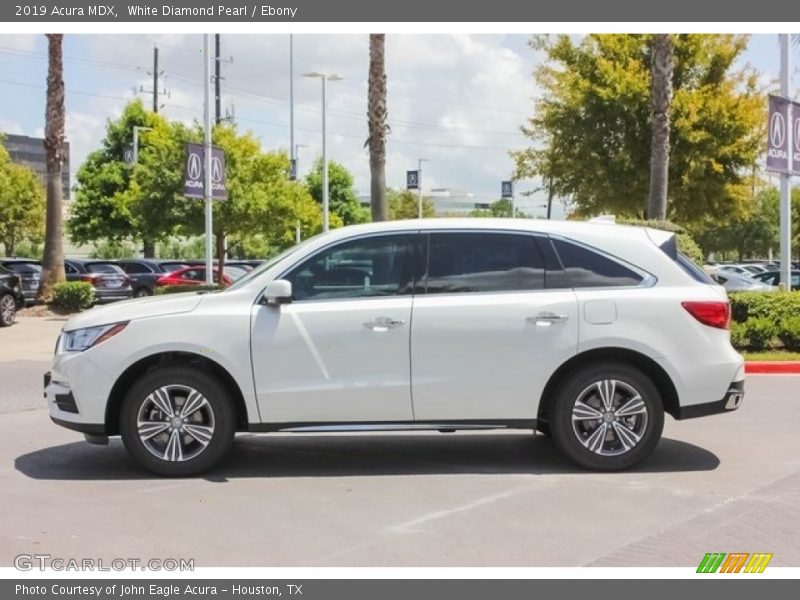 White Diamond Pearl / Ebony 2019 Acura MDX