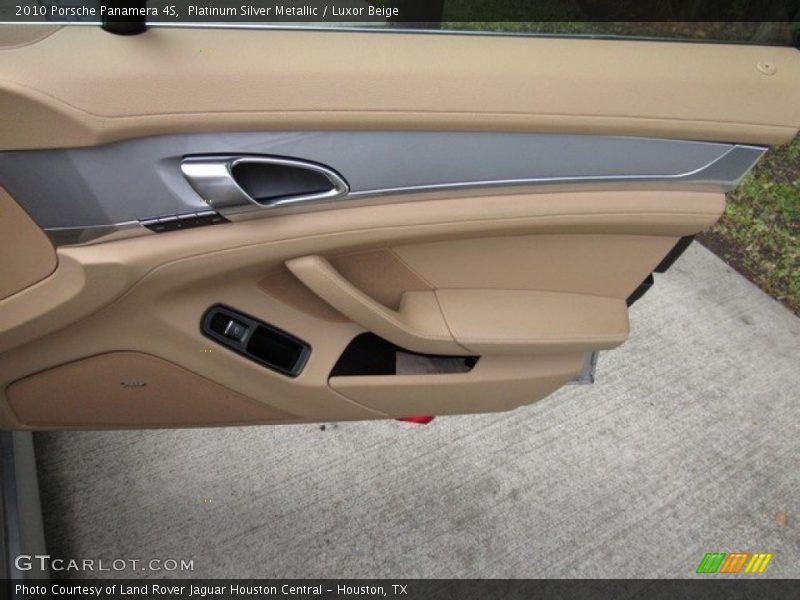Platinum Silver Metallic / Luxor Beige 2010 Porsche Panamera 4S
